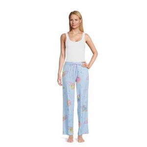 Womens Briefly Stated Celestial Space Planet Luxe Pajama Pants - Sz L